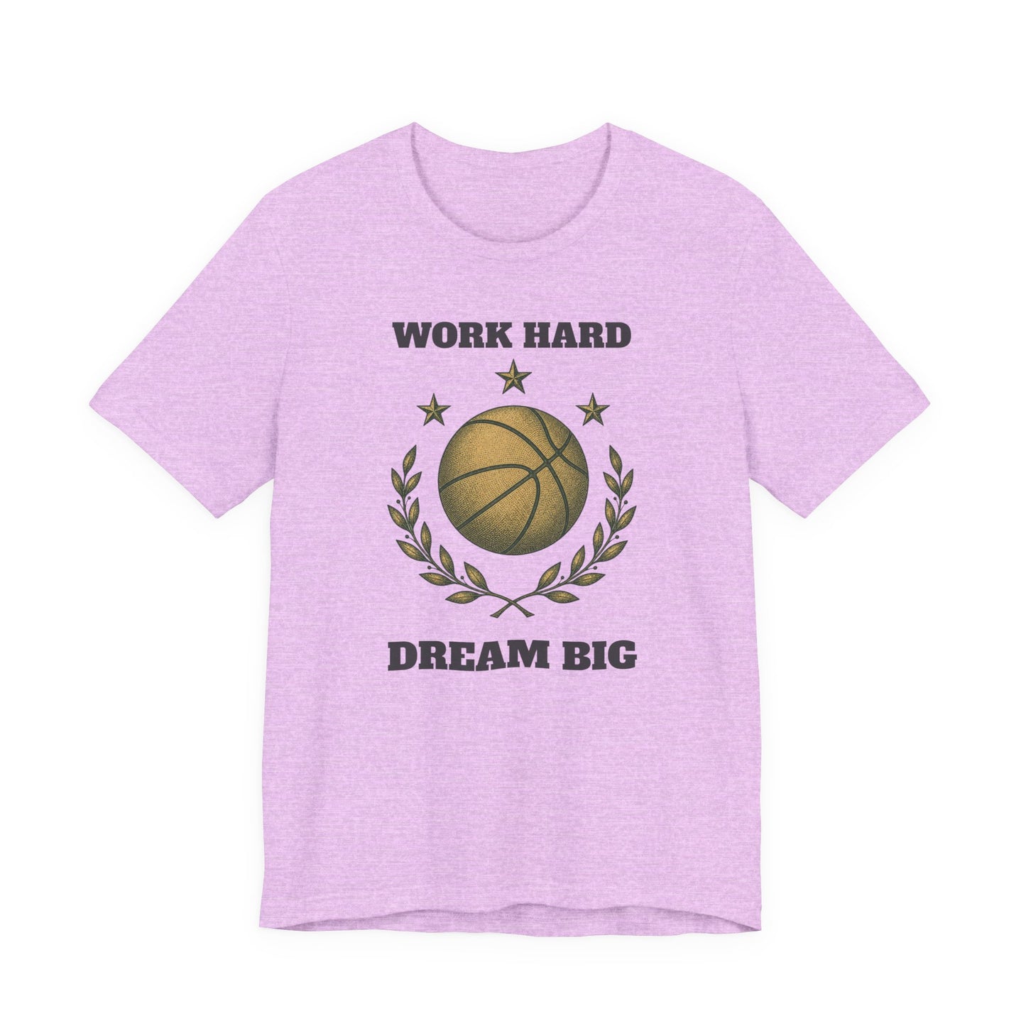 Work Hard Dream Big Basketball T-Shirt | Motivations-Hooper Tee | Perfektes Geschenk