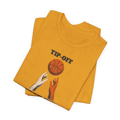 Tip-Off Time Basketball T-Shirt | Gameday Hands Tee | Perfect for Hoopers