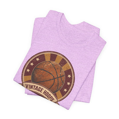Vintage Hoops Basketball T-Shirt | Retro Distressed Tee | Perfect Gift for Hoopers