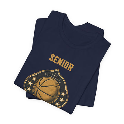 Senior Night Basketball T-Shirt | Gold & Black Hooper Tee | Perfect Gift