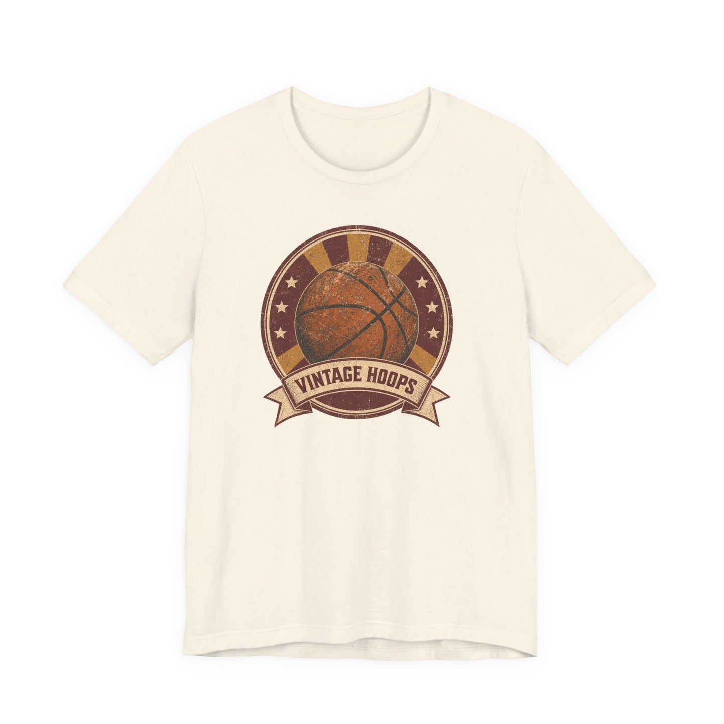 Vintage Hoops Basketball T-Shirt | Retro Distressed Tee | Geschenk für Hooper