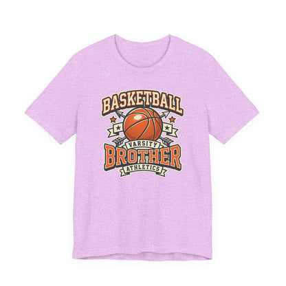 Basketball Varsity Brother Athletic T-Shirt | Family Hooper Tee | Perfect Gift for Players