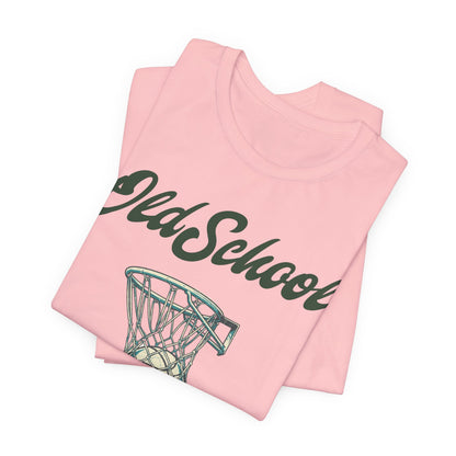 Old School Hoops Basketball T-Shirt | Retro Rim Tee | Perfect Gift for Ballers
