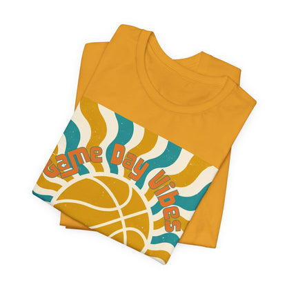 Game Day Vibes Basketball T-Shirt | Retro Hoops Tee | Perfect Gift for Ballers