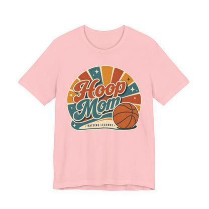 Hoop Mom Raising Legends Basketball T-Shirt | Retro Tee | Perfect Gift for Basketball Moms