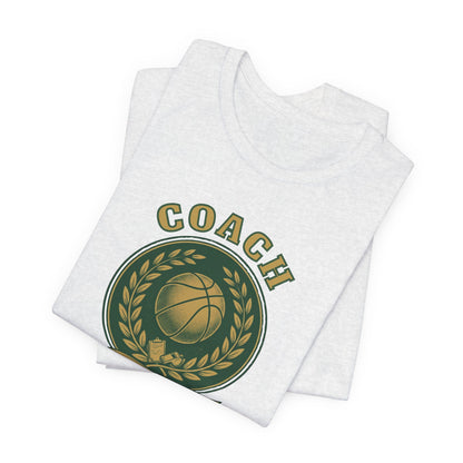 Best Coach Ever Basketball T-Shirt | Coach Crest Tee | Perfect Gift for Coaches