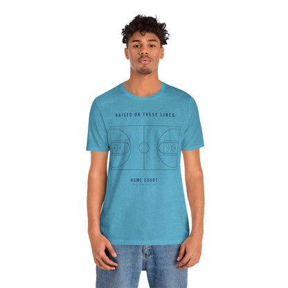 Home Court Basketball T-Shirt | Minimalist Basketball Court Map Tee | Premium Hoops Streetwear
