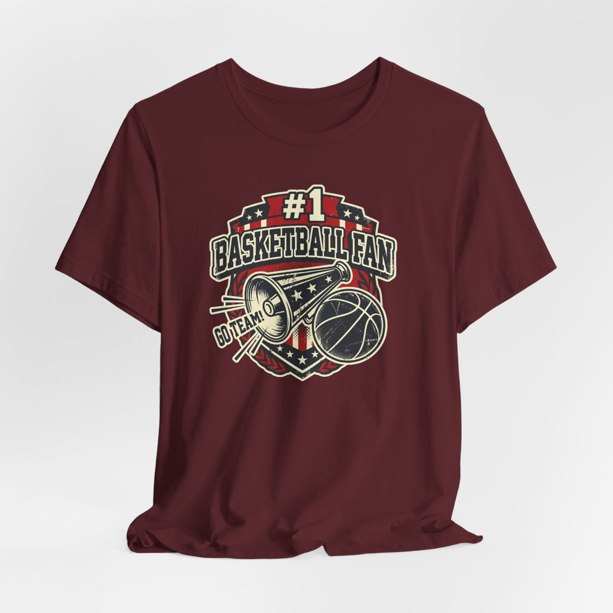 #1 Basketball Fan T-Shirt | Vintage Sports Tee | Perfect Gift for Hoopers