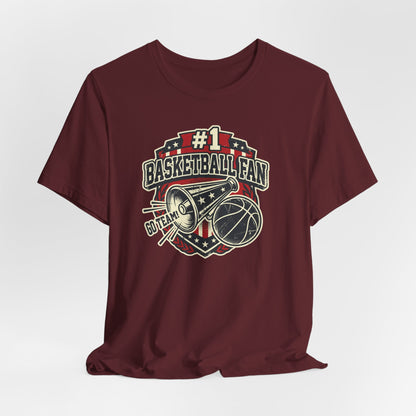 #1 Basketball Fan T-Shirt | Vintage Sports Tee | Perfect Gift for Hoopers