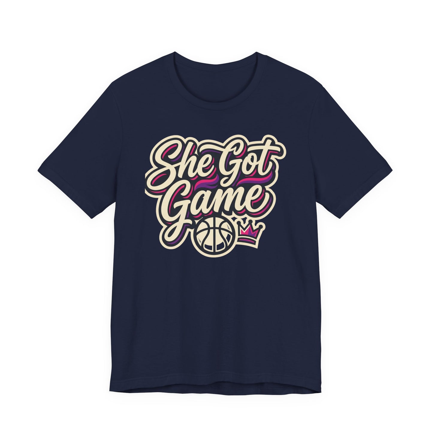 She Got Game Basketball T-Shirt | Women's Hoops Tee | Perfect Gift for Female Players