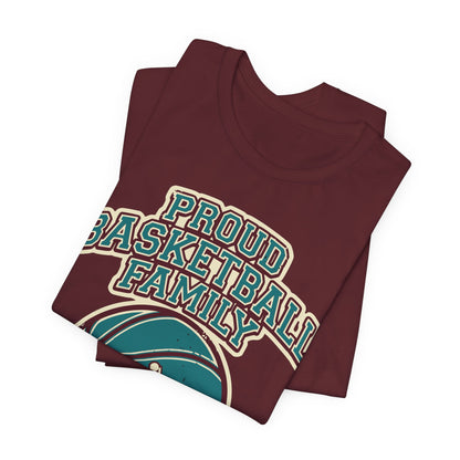 Proud Basketball Family T-Shirt | Vintage Hooper Tee | Perfect Gift for Players