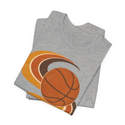 Retro Throwback Ball Basketball T-Shirt | Vintage Vibes Tee | Perfect Gift
