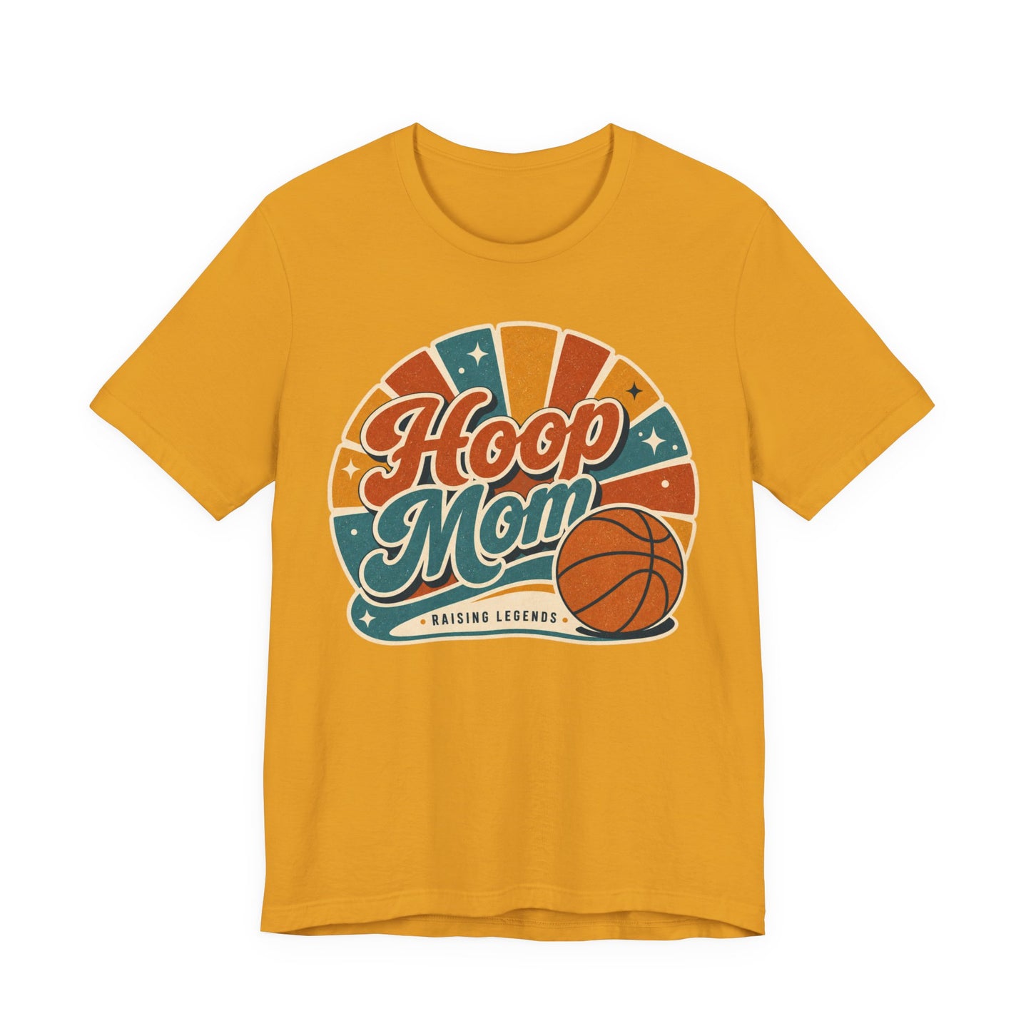 Hoop Mom Raising Legends Basketball T-Shirt | Retro Tee | Perfektes Geschenk