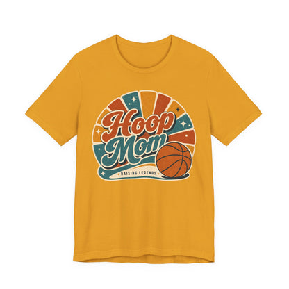 Hoop Mom Raising Legends Basketball T-Shirt | Retro Tee | Perfect Gift for Basketball Moms