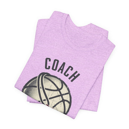 Coach Life Basketball T-Shirt | Whistle & Ball Tee | Perfect Gift for Coaches