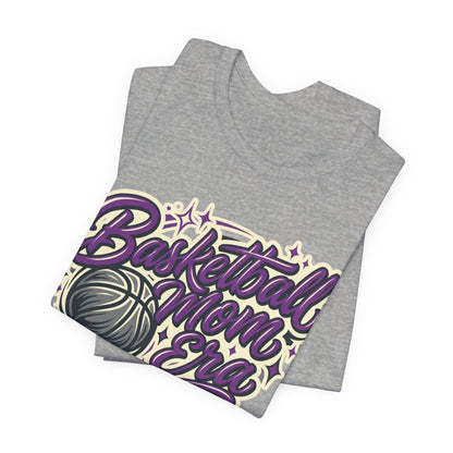 Basketball Mom Era T-Shirt | Purple Retro Tee | Perfect Gift for Basketball Moms