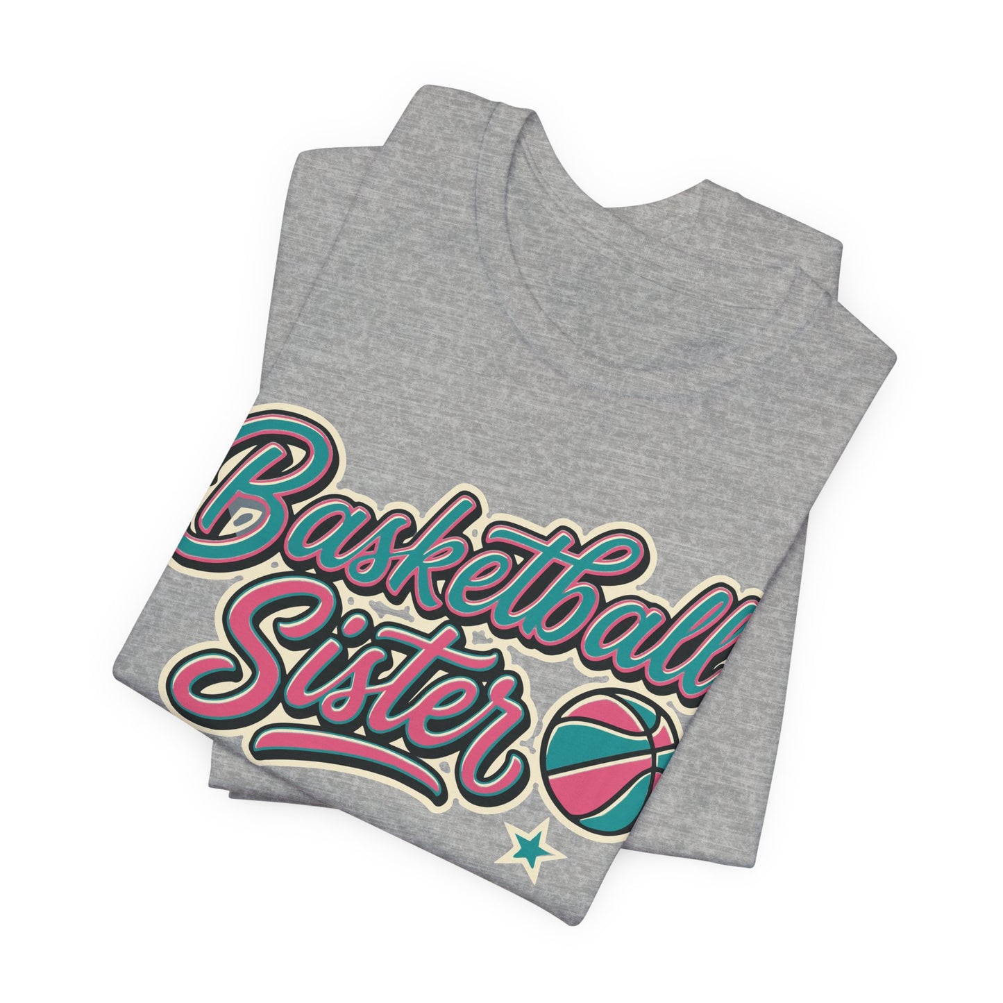 Basketball Sister Retro T-Shirt | Hooperin Tee | Perfektes Geschenk