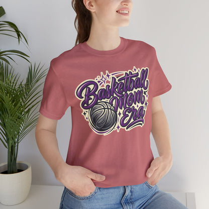 Basketball Mom Era T-Shirt | Purple Retro Tee | Perfect Gift for Basketball Moms