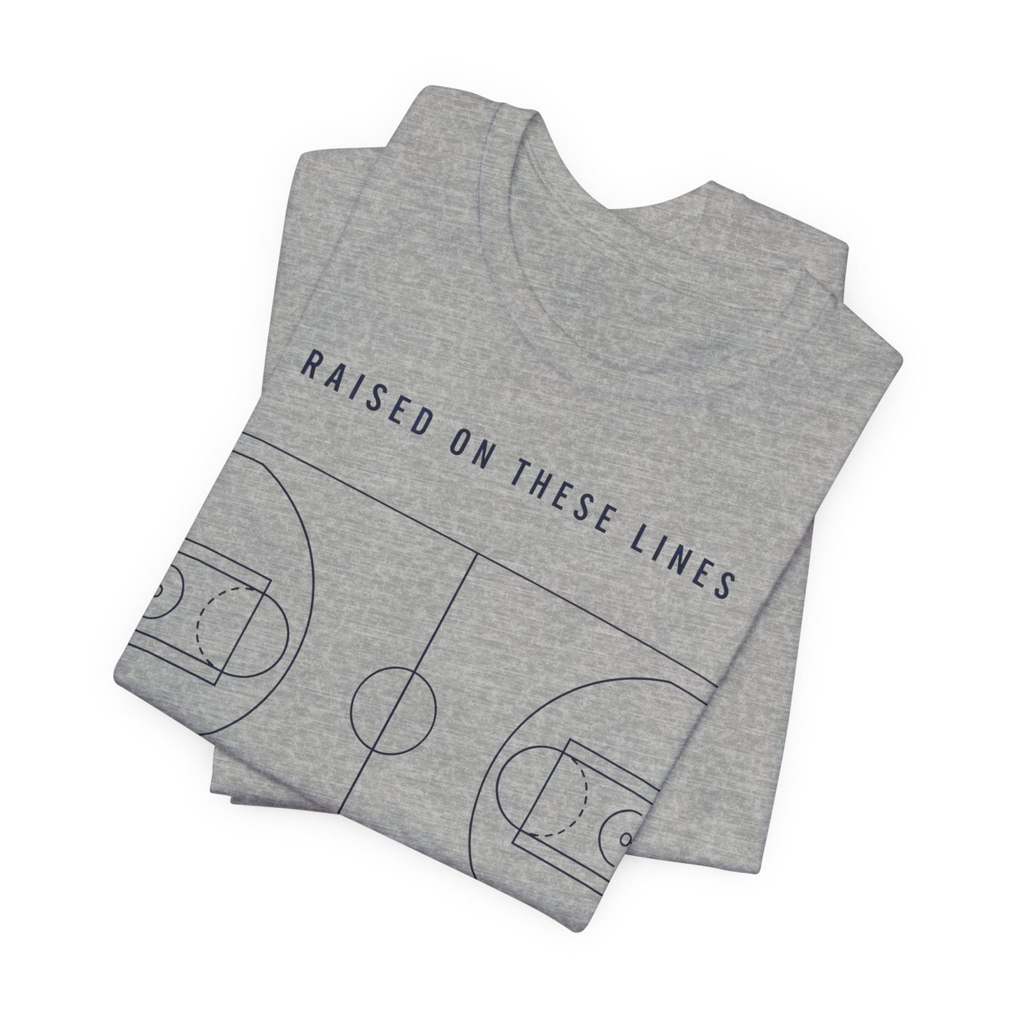 Home Court Basketball T-Shirt | Minimalistisches Basketballplatz-Shirt | Premium Hoops Streetwear