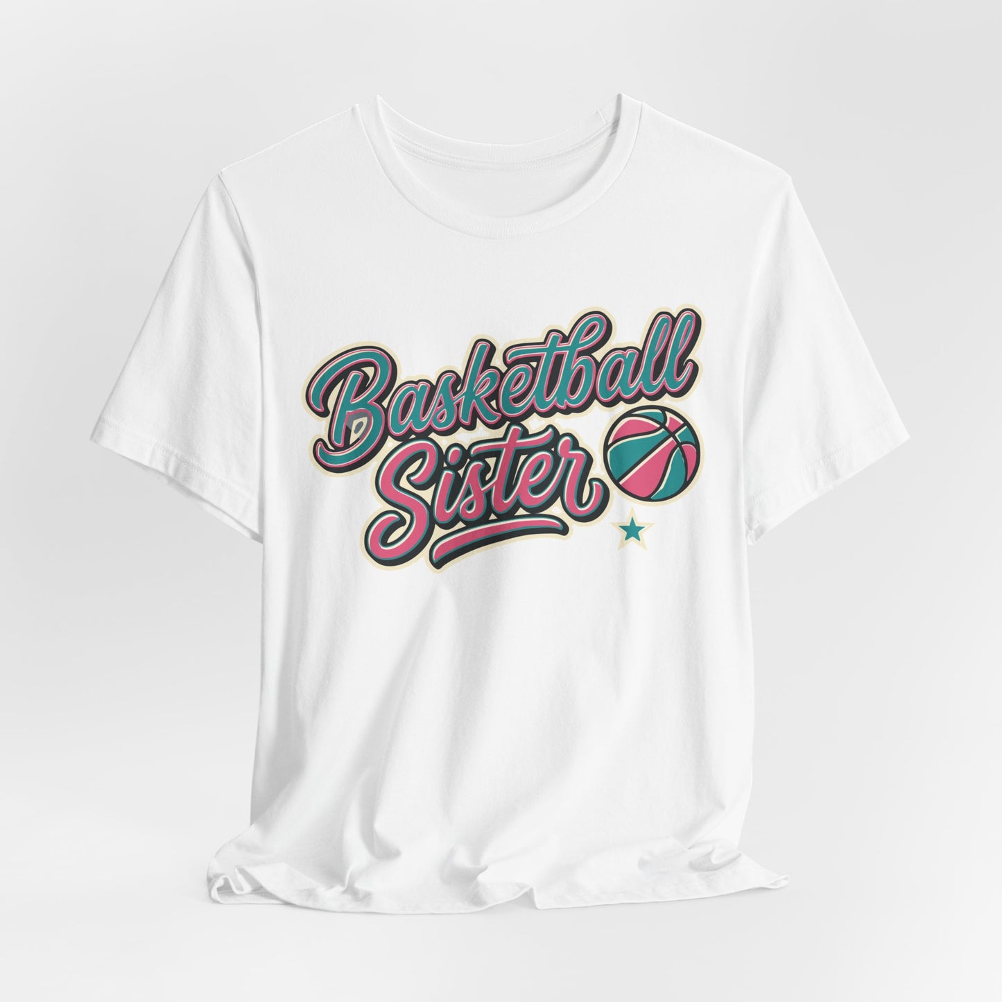 Basketball Sister Retro T-Shirt | Hooperin Tee | Perfektes Geschenk