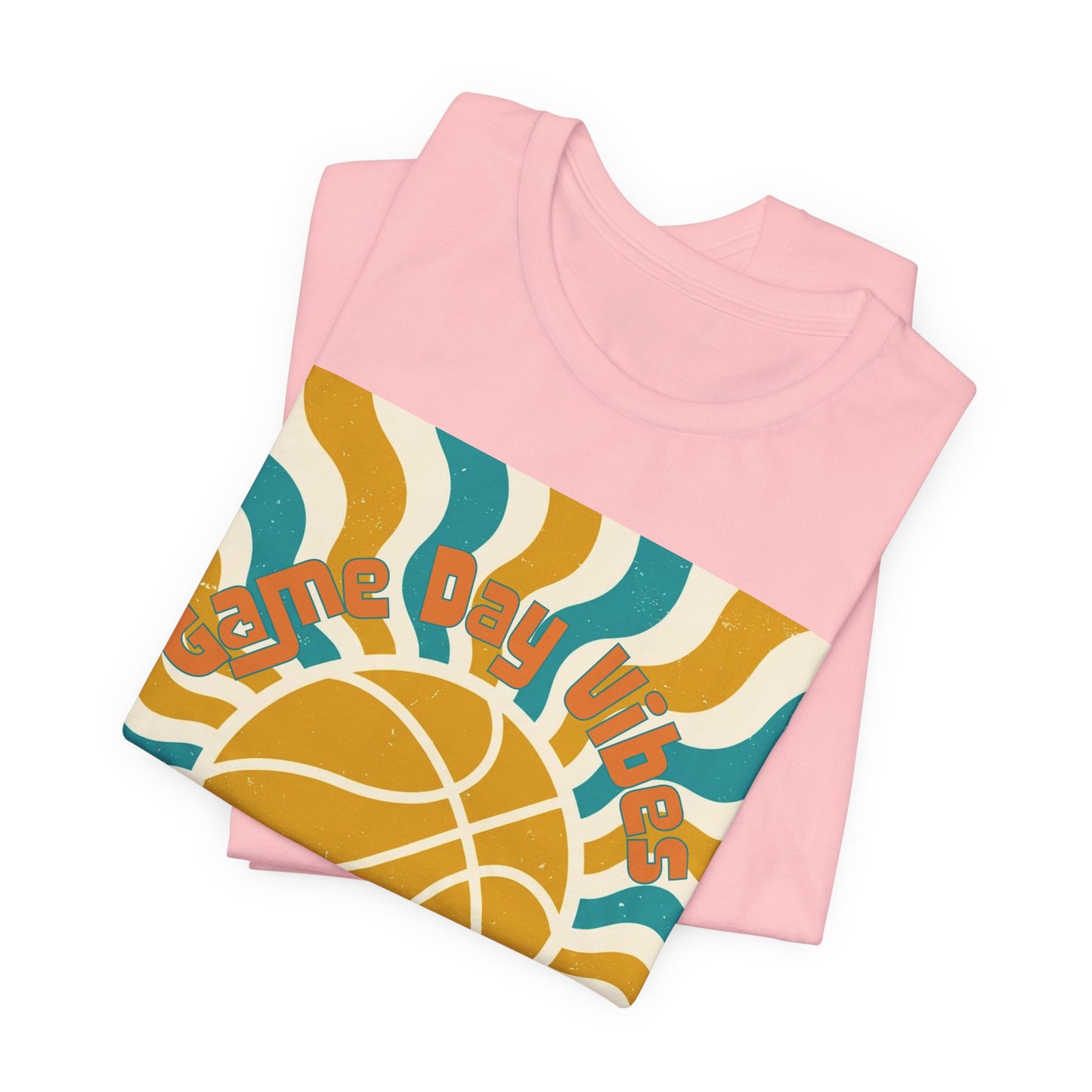 Game Day Vibes Basketball T-Shirt | Retro Hoops Tee | Perfektes Geschenk für Baller
