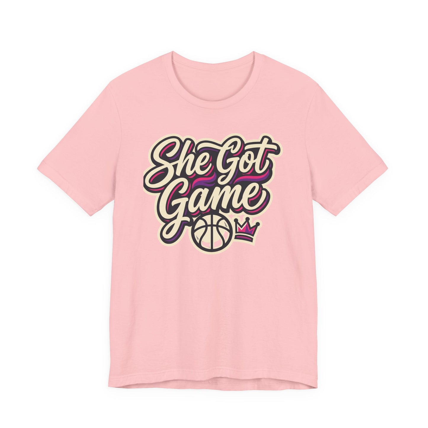 She Got Game Basketball T-Shirt | Women's Hoops Tee | Perfect Gift for Female Players