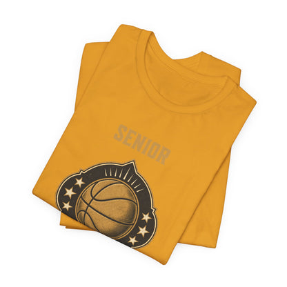 Senior Night Basketball T-Shirt | Gold & Black Hooper Tee | Perfect Gift