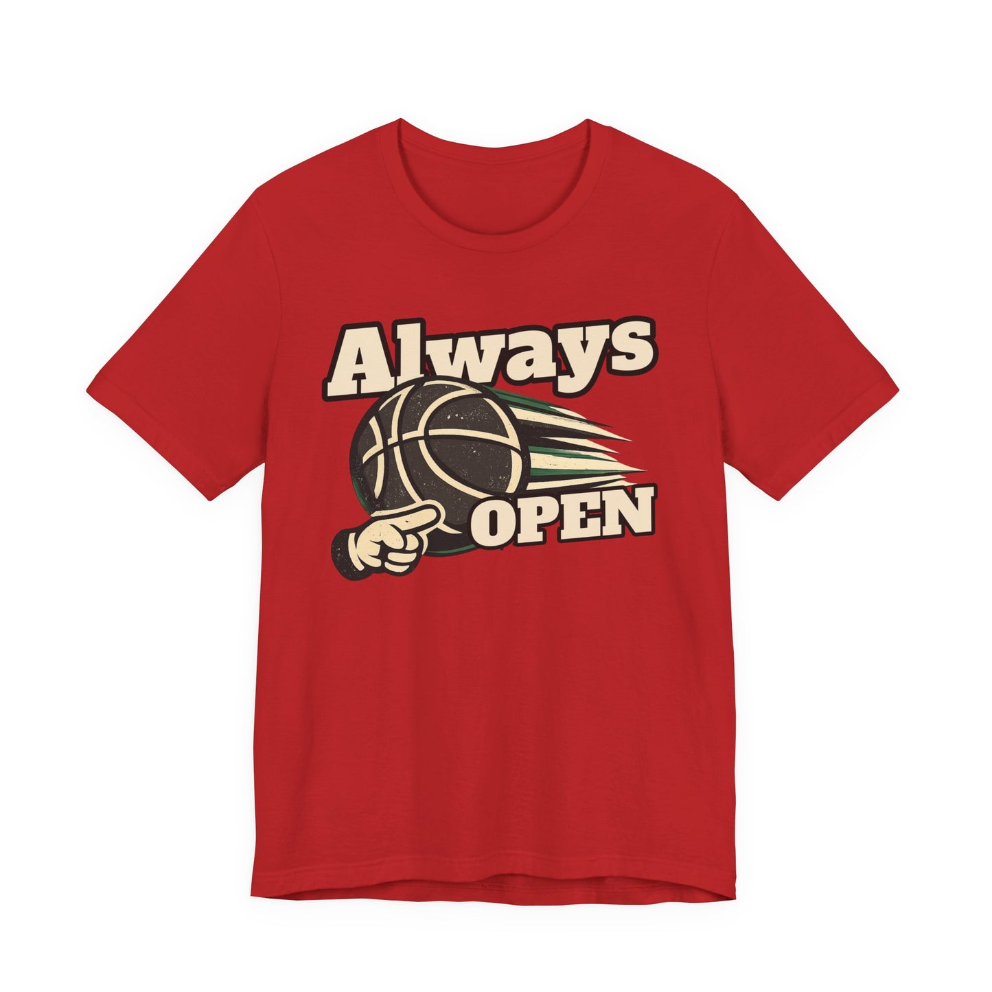 Always Open Basketball T-Shirt | Hooper Graphic Tee | Perfect Gift for Ballers