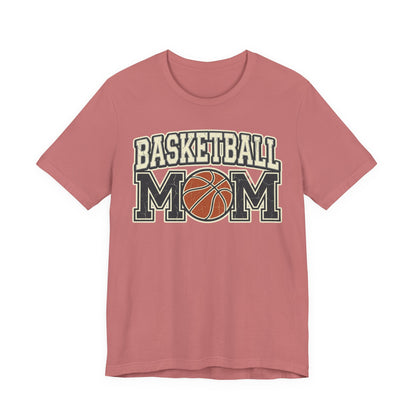 Basketball Mom Vintage Tee | Retro Ball Graphic T-Shirt | Perfect Gift for Hooper Parents