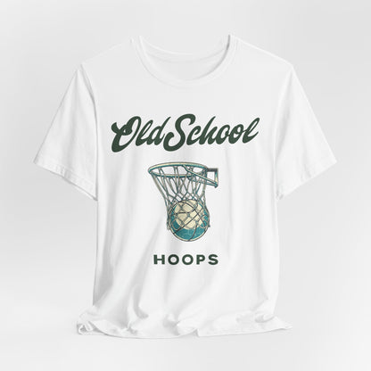Old School Hoops Basketball T-Shirt | Retro Rim Tee | Perfect Gift for Ballers