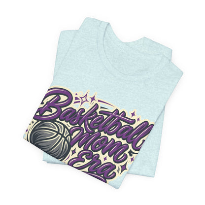 Basketball Mom Era T-Shirt | Purple Retro Tee | Perfect Gift for Basketball Moms