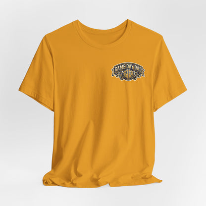 Game Day Dad Basketball T-Shirt | Navy & Gold Hooper Tee | Perfect Dad Gift