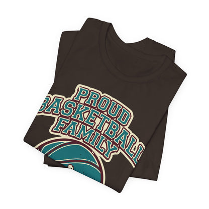 Proud Basketball Family T-Shirt | Vintage Hooper Tee | Perfect Gift for Players