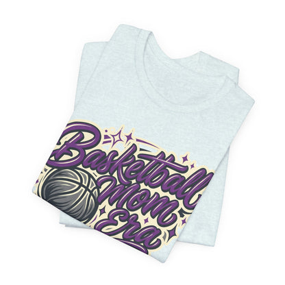 Basketball Mom Era T-Shirt | Purple Retro Tee | Perfect Gift for Basketball Moms