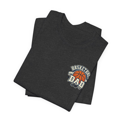 Basketball Dad Vintage T-Shirt | Coach Tee with Ball Graphic | Perfect Dad Gift