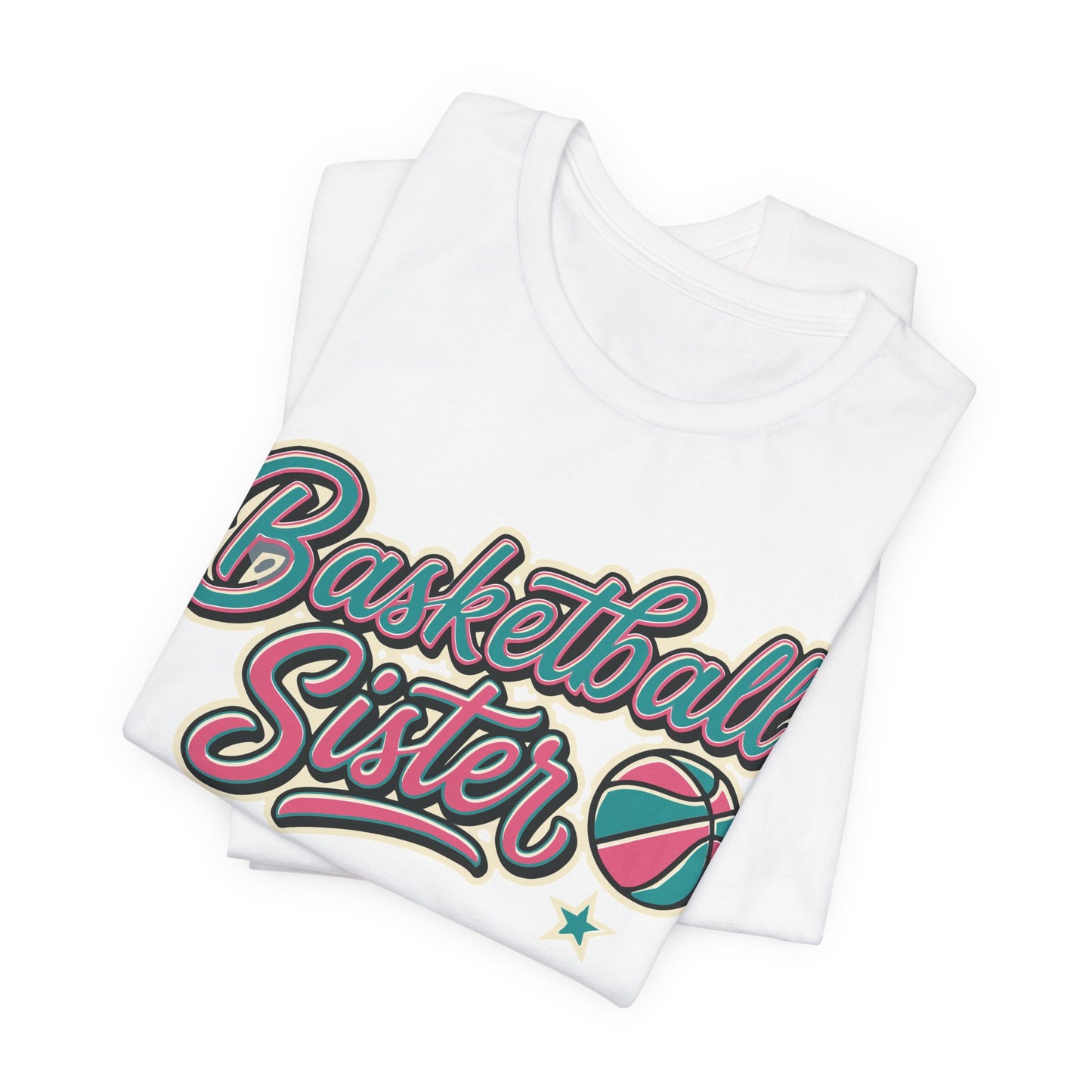 Basketball Sister Retro T-Shirt | Hooperin Tee | Perfektes Geschenk