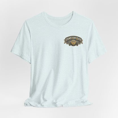 Game Day Dad Basketball T-Shirt | Navy & Gold Hooper Tee | Perfect Dad Gift