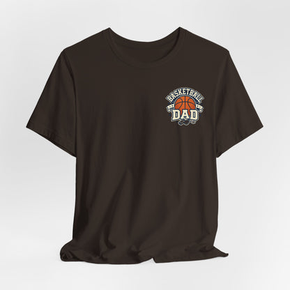 Basketball Dad Vintage T-Shirt | Coach Tee with Ball Graphic | Perfect Dad Gift