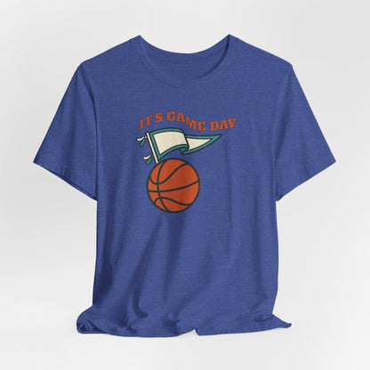 It's Gameday Basketball T-Shirt | Pennant Flag Tee | Perfect Gift for Hoopers