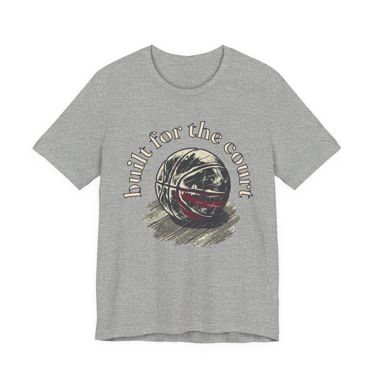Built for the Court Basketball T-Shirt | Hooper Tee | Perfect Gift for Players
