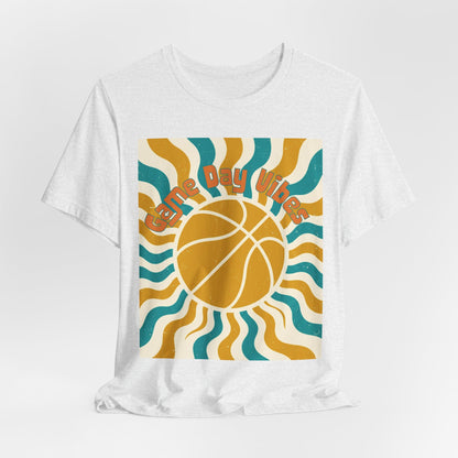 Game Day Vibes Basketball T-Shirt | Retro Hoops Tee | Perfect Gift for Ballers