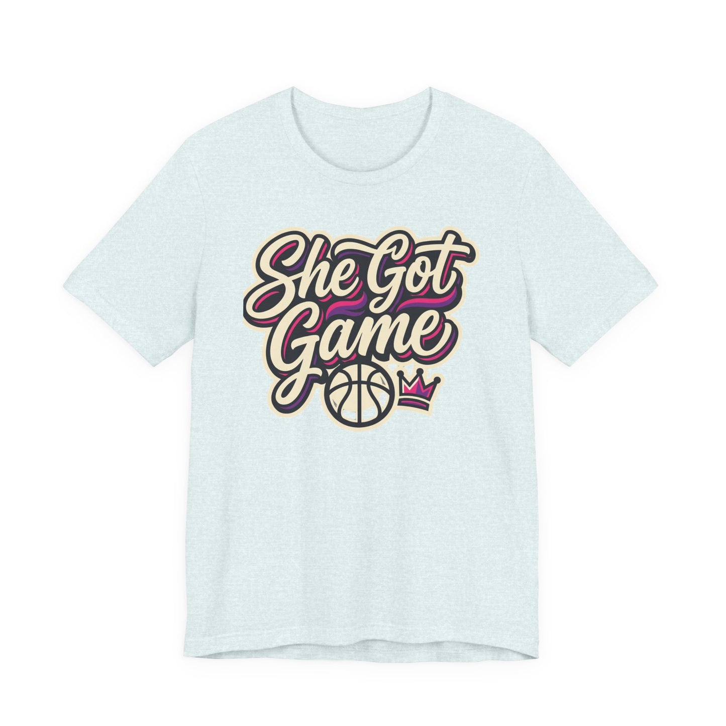 She Got Game Basketball T-Shirt | Women's Hoops Tee | Perfect Gift for Female Players