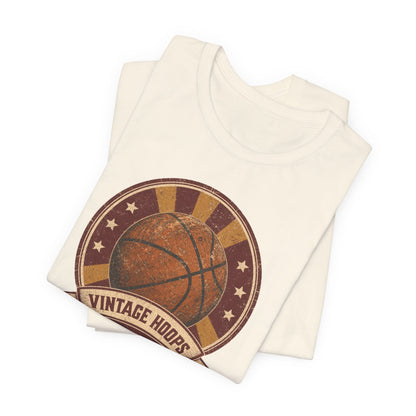Vintage Hoops Basketball T-Shirt | Retro Distressed Tee | Perfect Gift for Hoopers