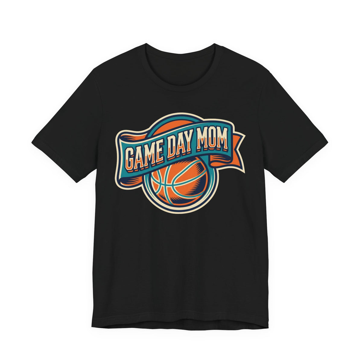 Game Day Mom Basketball T-Shirt | Vintage Sports Tee | Perfect Gift for Basketball Moms