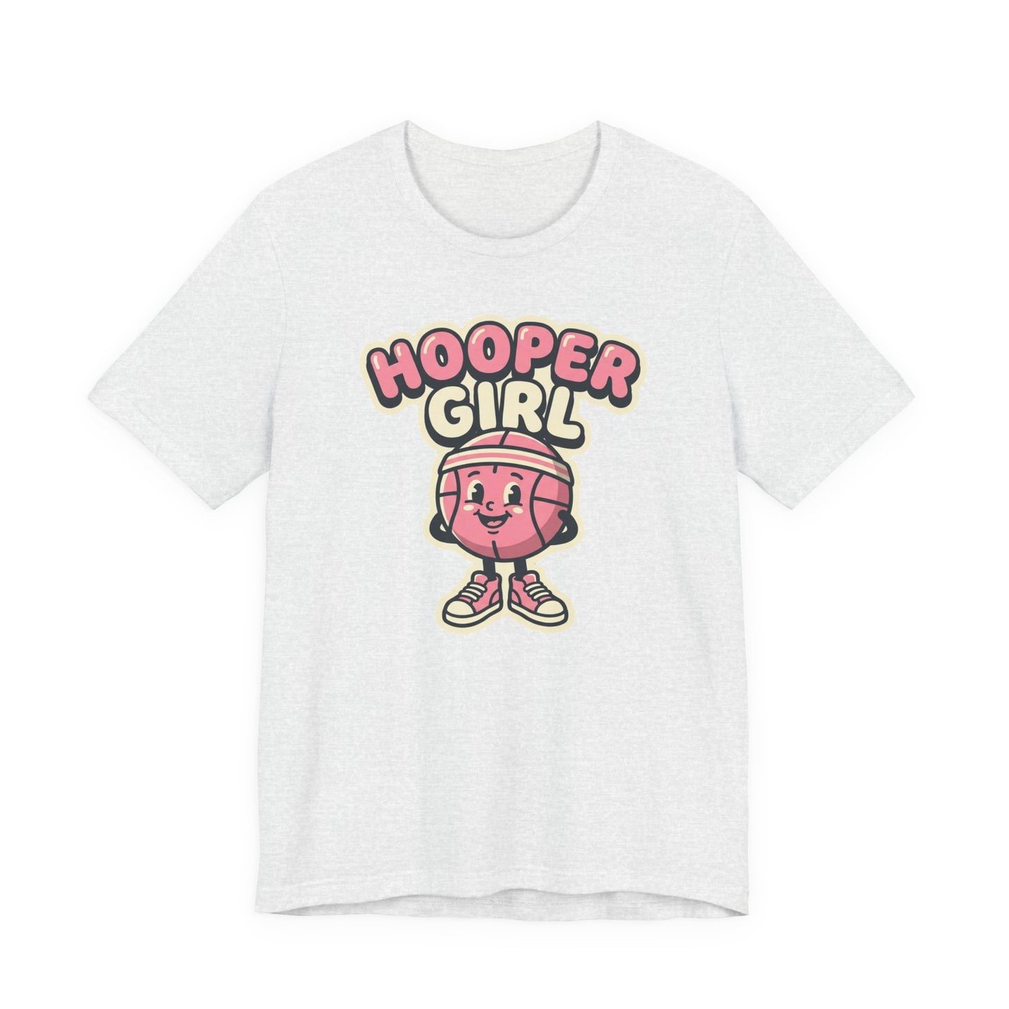 Hooper Girl Basketball T-Shirt | Retro Cartoon Tee | Perfect Gift for Female Players