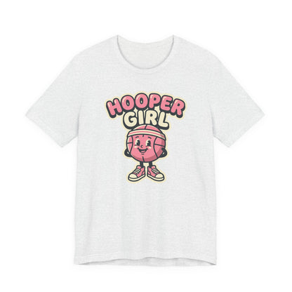 Hooper Girl Basketball T-Shirt | Retro Cartoon Tee | Perfect Gift for Female Players