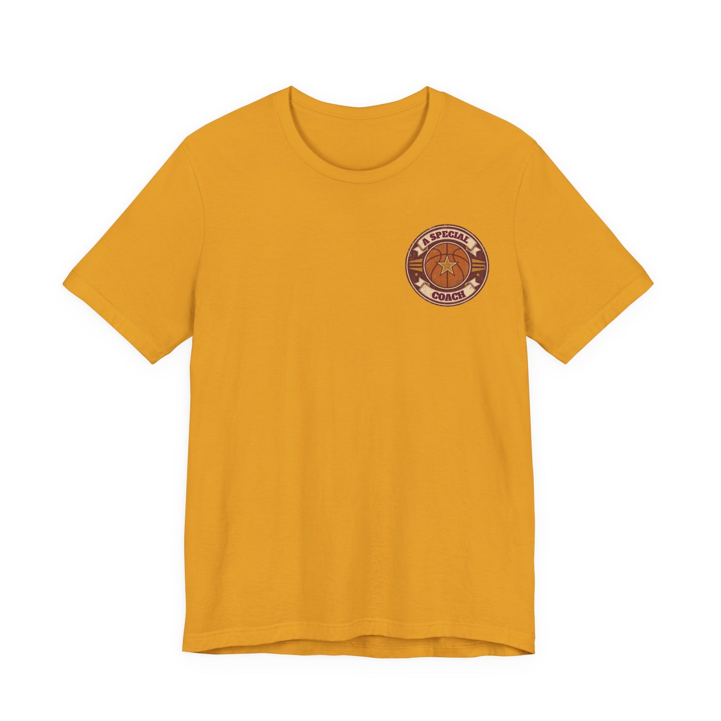 A Special Coach Basketball T-Shirt | Vintage Badge Tee | Perfect Coach Gift