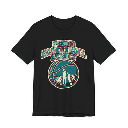 Proud Basketball Family T-Shirt | Vintage Hooper Tee | Perfect Gift for Players