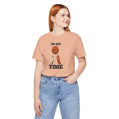 Tip-Off Time Basketball T-Shirt | Gameday Hands Tee | Perfect for Hoopers