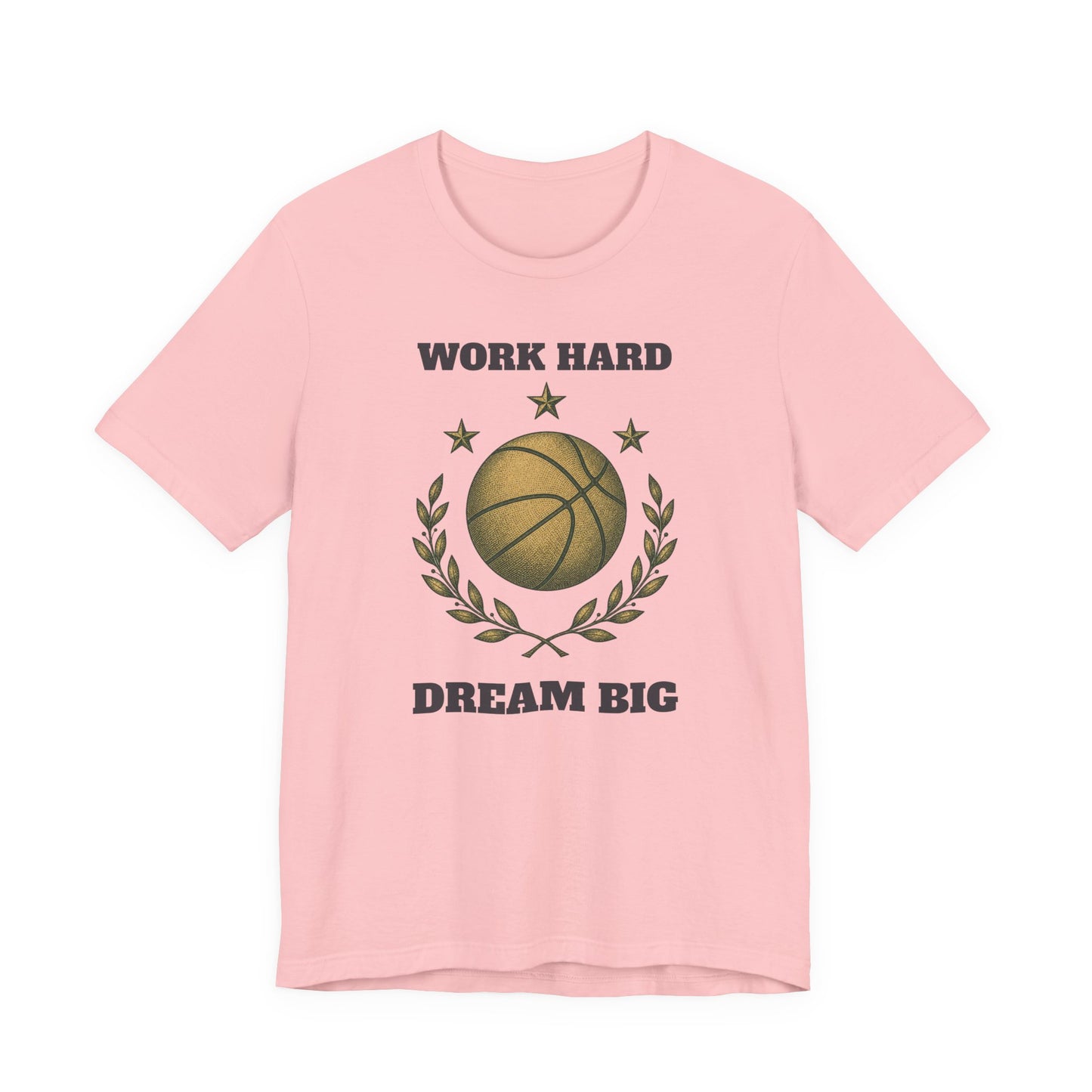 Work Hard Dream Big Basketball T-Shirt | Motivations-Hooper Tee | Perfektes Geschenk